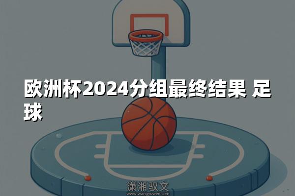 欧洲杯2024分组最终结果 足球