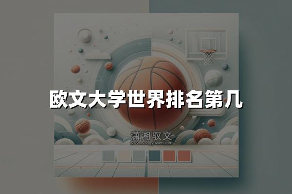 欧文大学世界排名第几