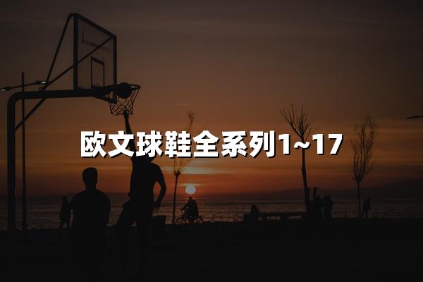 欧文球鞋全系列1~17