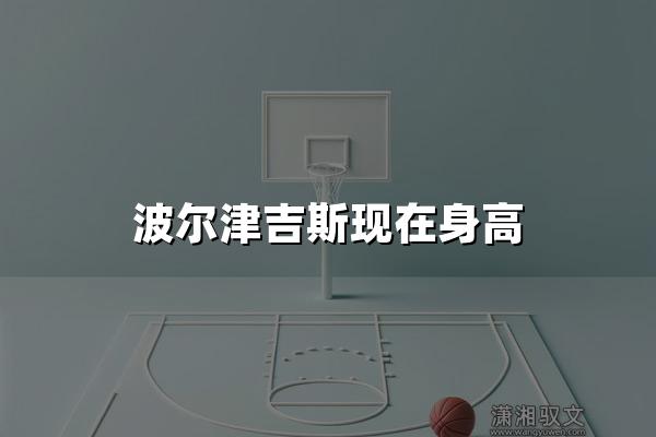 波尔津吉斯现在身高