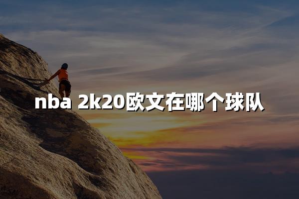 nba 2k20欧文在哪个球队