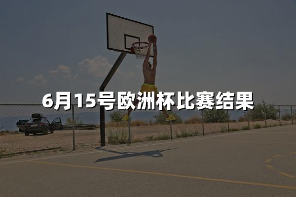 6月15号欧洲杯比赛结果