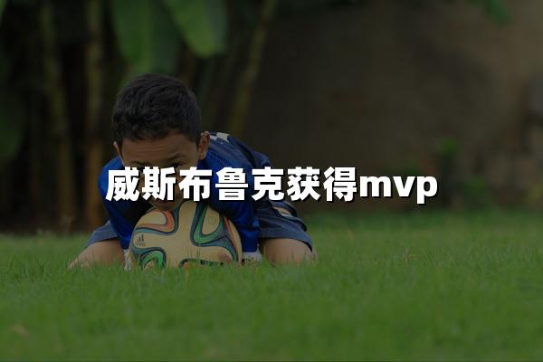 威斯布鲁克获得mvp