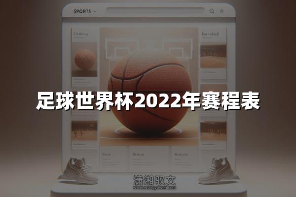 足球世界杯2022年赛程表