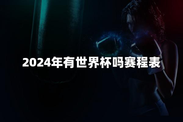 2024年有世界杯吗赛程表