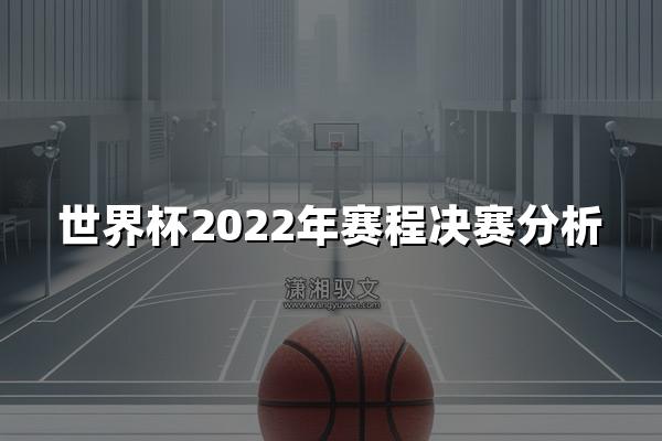 世界杯2022年赛程决赛分析