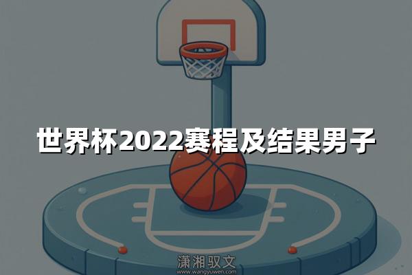 世界杯2022赛程及结果男子