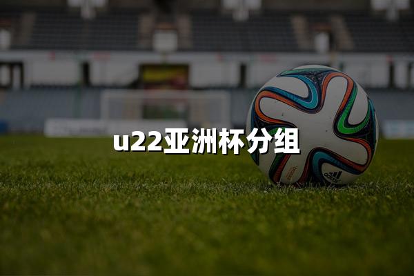 u22亚洲杯分组