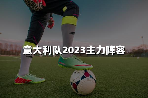 意大利队2023主力阵容