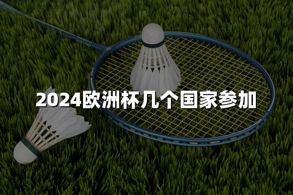 2024欧洲杯几个国家参加