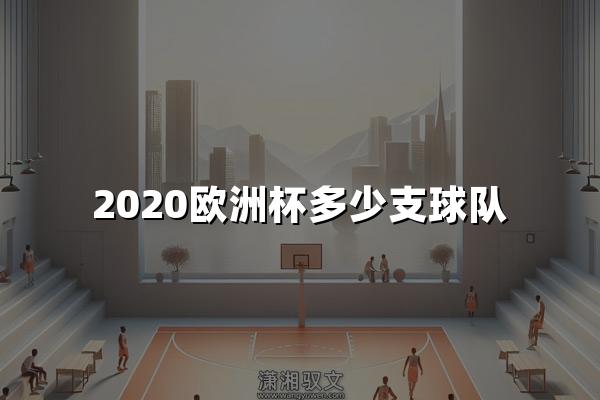 2020欧洲杯多少支球队