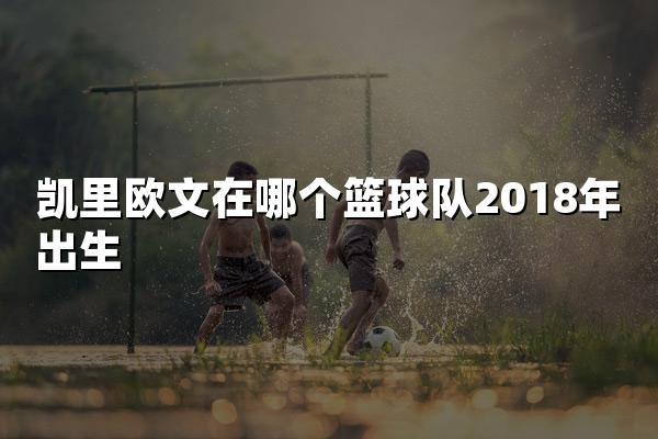 凯里欧文在哪个篮球队2018年出生