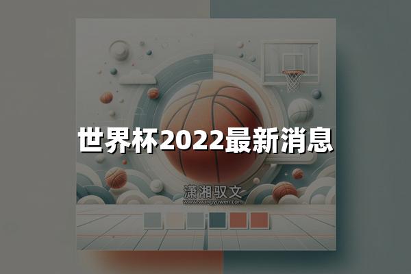 世界杯2022最新消息