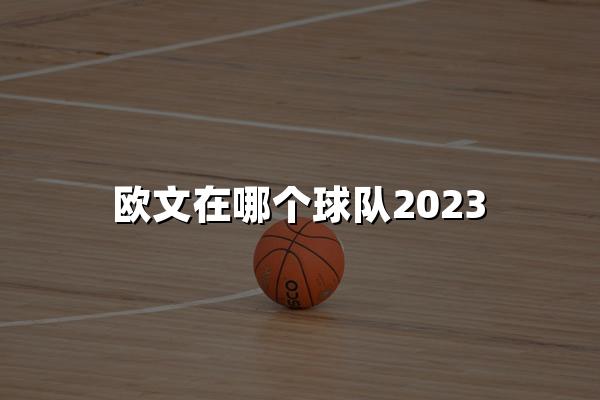 欧文在哪个球队2023