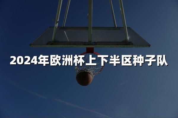 2024年欧洲杯上下半区种子队