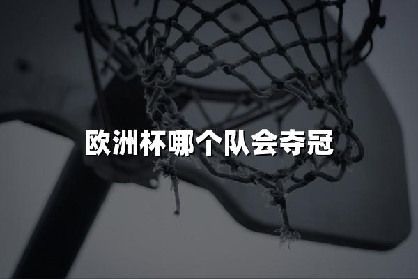 欧洲杯哪个队会夺冠