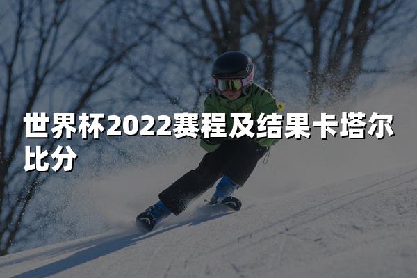 世界杯2022赛程及结果卡塔尔比分