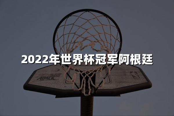 2022年世界杯冠军阿根廷