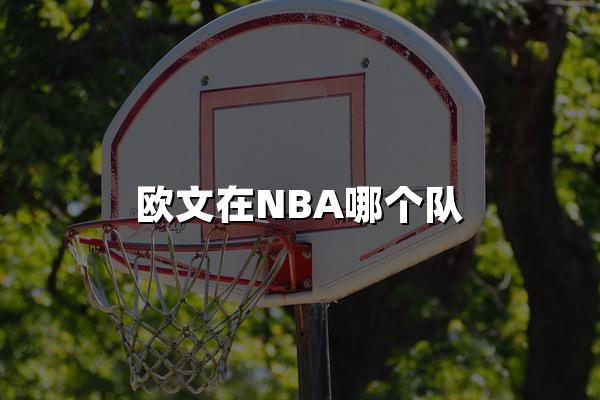 欧文在NBA哪个队