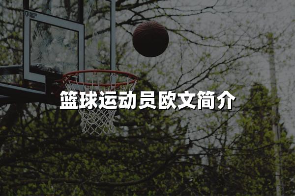 篮球运动员欧文简介