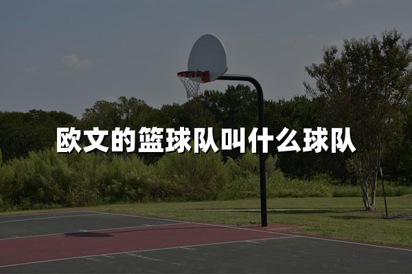 欧文的篮球队叫什么球队